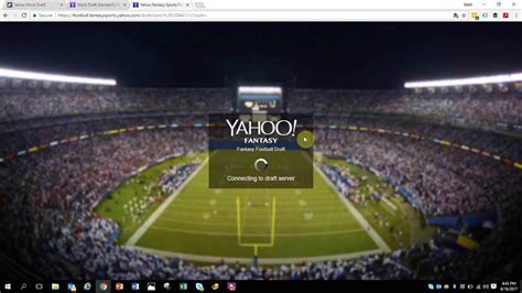 yahoo mock draft lobby.